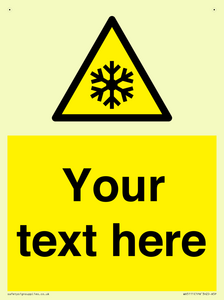 Custom Snowflake Sign